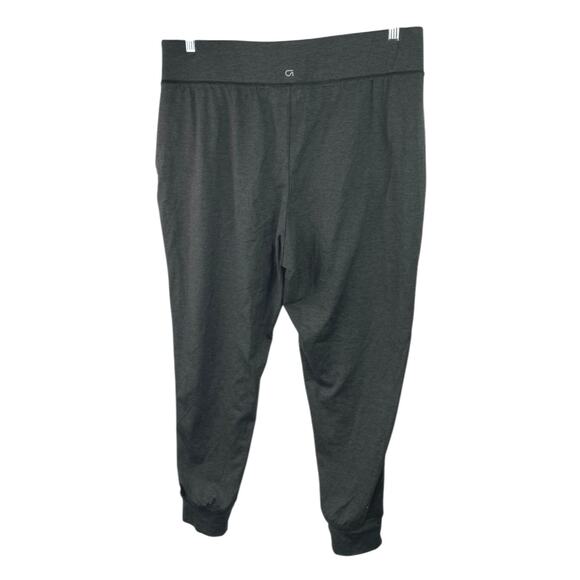 Gap Fit Brushed Tech Jersey Women's Gray Tapered Jogger Sweat Pants Size XL - Picture 3 of 7